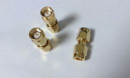100 Pcs Gold SMA RF Double Male Coaxial Connector