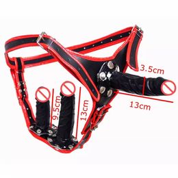 Black Dildo Panties Briefs with 3pcs Soft Dildo Inside female adjustable Rubberized Dildos Panty Pants underpants