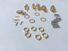1000pcs Gold plated SMA Female Crimp adapter for Coaxial RG174 RG178 RG316