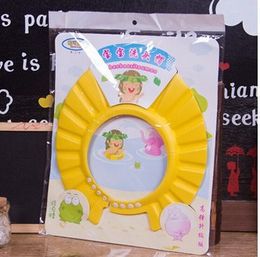 The summer children's baby shampoo factory direct adjustable infant cap child safety shower paperback