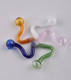 Colourful bong accessories Oil Burner 14mm Glass Bowl Male Banger for Smoking Glass Bubbler Bucket Free Shipping