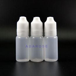 15ML Plastic Dropper Bottles With tamper evident and Child Proof Safe & Double Safety Caps 100PCS/LOT Vapour Squeezable bottles