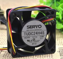 SERVO TUDC24H4S 24V 2.6W 6CM 60*60*25 2 wire ultra quiet cooling fan