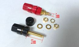 10PCS Gold plated audio speaker binding post banana jack connectors