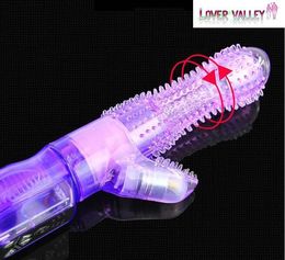 G-spot Rotating Vibrator Sex Toy Electric Simulation Massager Wolfang Design #R410