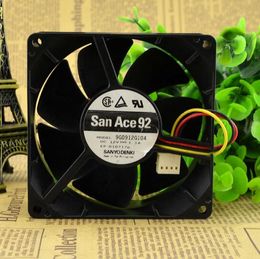 SANYO 90*90*38 12V 9 cm 1.1A 9G0912G104 3 wire chassis violent fan