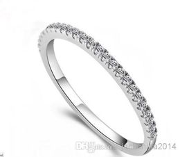 Size 4-8 Luxury Jewellery Soild 925 Sterling Silver Multi Ruby/white topaz/Amethyst Gem Wedding Engagement Women Ring for love gift