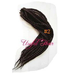 GOOD FEEDBACK TWIST 3s box braids twist synthetic braiding hair crochet braids hair extensions jante collection Medium Auburn Hair Braids