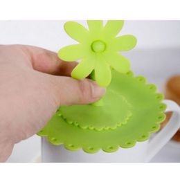 NEW Trendy Silicone Tree Leakproof Coffee Mug Suction Lid Cap Sealed Cup Cover #R410