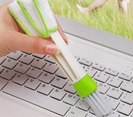 Fashion Hot Pocket Brush Keyboard Dust Collector Air-condition Cleaner Window Leaves Blinds Cleaner Duster Computer Clean Tools