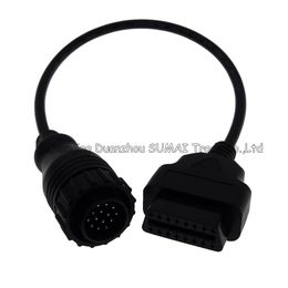 Good quality 14 Pin to 16 Pin OBD2 cable connector,OBD2 conversion plug for BENZ SPRINTER etc.car