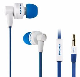 Original Awei ES700m Earphone Super Bass In-Ear Earphones Noise Cancelling for Iphone Sumsung Xiaomi mp3 mp4 free shipping
