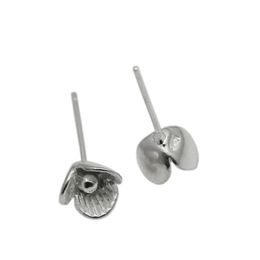 Beadsnice 925 Sterling Silver Cute Flower Stud Earring for Women Jewellery Gift Simple Stud Earrings Wholesale ID 34802