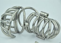 Chastity Devices UK Stock Mens Steel Male Padlock Chastity Belt Cage Device CBT Bondage Fetish #R172