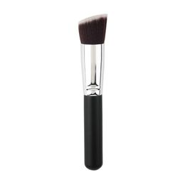 Professional Makeup Brush Set Silver Soft Synthetic Large Cosmetic Blending Foundation Makeup Brushes