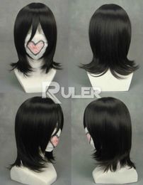 Anime BLEACH Kuchiki Rukia Black Cosplay Wig COS-192B