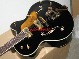 New Arrival Black6120Hollow Jazz Guitar withBigbys Top Musical instruments