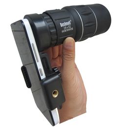 휴대폰 카메라 렌즈 줌 모바일 단안 망원경 야간 시력 스코프 iPhone 마운트 어댑터 유니버설 드롭 컨칭 도매