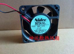 NIDEC 60*60*25 12V 0.25A D06T-12TS2 6CM 2 wire chassis power supply inverter fan