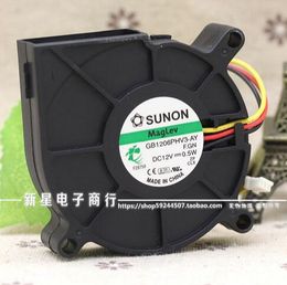 Wholesale:Sunon GB1206PHV3-AY 12V 0.5W 6CM 60*60*15 3 wire speed ultra quiet turbo fan