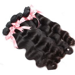 10pcs lot body wave brazilian virgin human hair extensions unprocessed natural Colour virgin hair weave weft 830inch dyeable for greatremy