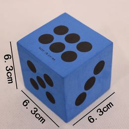 63mm Big Dice EVA Multi Coloured Dices Game Activities Product Luck Draw Prop Kids Games Toy Good Price High Quality #S29