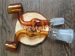 Curved skull Glass bowl Oil burners Skull shape Bucket Nails 14mm 18mm male/ffemale joint for glass water bong smoking pipes