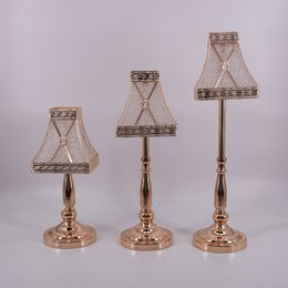 elegant lamp-shaped decorations European and American style DIY Golden Wedding party home table decoration