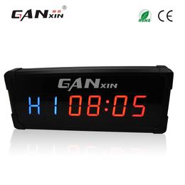 [GANXIN]3 inch Gym Fitness Timer Cross Fit Interval Training Electric Garage Timer With IR Remote Control