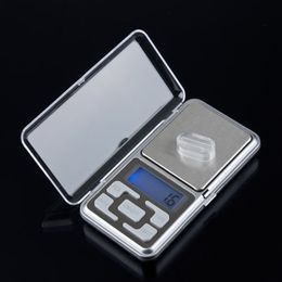 Wholesale-1pc 500g 0.1g Stainless steel Scale Electronic Mini Digital Pocket Weight scale Balance digital scales LCD jewelry
