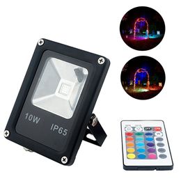 10W Color Changing RGB LED Flood Light Color Changing IP65 Waterproof Lamp For Highway Outdoor Wall