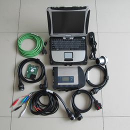 SD CONNECT C4 with 2020.09V HDD in CF-19 Laptop CF19 Used Computer Full Set Work for MB Star Diagnosis C4 Compact Tool