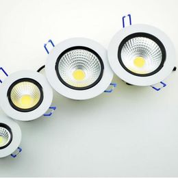 LED Downlight 5W 7W 9W 12W COB Recessed LED Ceiling light Spot Light Lamp 220V White/ warm white