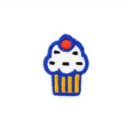 10 PCS Little Cake Embroidered Patches for Clothing Iron on Transfer Applique Food Patch for Jeans DIY Sew on Embroidery Sticker