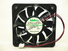 Genuine Nidec U60R12MLAB-51 12V 0.05A 60*60*15MM 2 line cooling fan 6CM fan