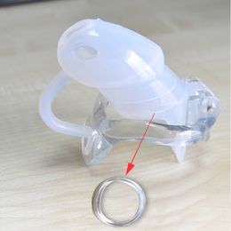 design 100% Resin chastity cage birdlock male cages bound device with Lock for Men