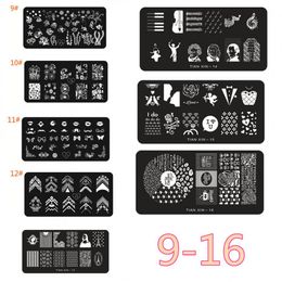 New Leaves Forest Pattern Nail Art Stamping Image Plates Konad Stamping Nail Art Manicure Template Nail Tools 8 Psc From 9-16