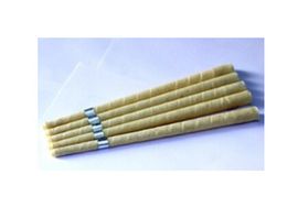 Authentic pure beewax ear candle with protective disc organic unbleached muslin fabric 142pcs lot free shipping