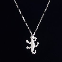 Hot sale hippie chic gecko pendant drop necklace Bohemian fashion women Neclaces 2016 ms thin necklace