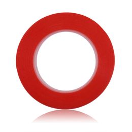 300PCS Red Colour 2mm 3mm 5mm Double Side Adhesive Sticker Tape Fix For Cellphone Touch Screen LCD