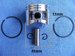 Piston kit 45MM for Zenoah G5200 5200 Chainsaw free shipping piston+ rings+ pin+ clip replacement part