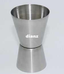 20 - 50ml 2-End Jigger Shot Measure Cup Cocktail Drink Wine Shaker Stainless Bar