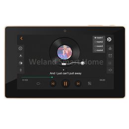 Freeshipping 7" touch screen In wall android amplifier home audio USB player H-DM-I WIFI audio digital stereo amplifier home theater system
