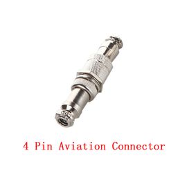 5 Sets/Lot 4 Pin GX16-4 Aviation Plug Socket GX16 Series Air Docking Connector 16M Cable Male and Female 4P Connectors High Quality