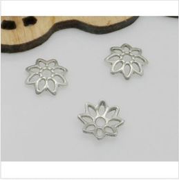 Free Ship 1000Pcs Tibetan Silver Beautiful Flower Beads Caps For Jewelry Making 7x2mm