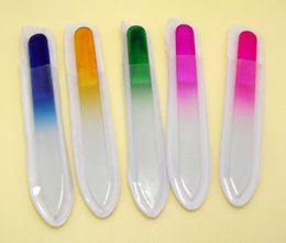 Nail Files 20PCS GLASS 14CM Practical Tools With White Box Packing Wholesale