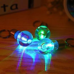 Lovely bright LED lighting mobile phone chain Mini chameleon Keychain unbreakable Nightlight