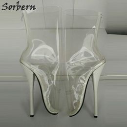 clear ballet heels