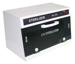 Sterilizer Nail Salon Tools Disinfection Cabinet UV Ultraviolet Disinfection Cabinet AW 8L UV Tool Sterilizer Cabinet Timer Sterilization