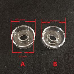 Replacement Quartz Dish for Hybrid Titanium Outer diameter 25mm or 22mm in stock 100% real quartz nail for oil rigs bongs